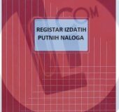 Knjiga registar izdatih putnih naloga