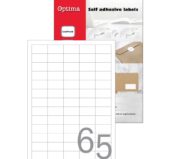 Nalepnice 38 x 21,2mm 100 lista A4