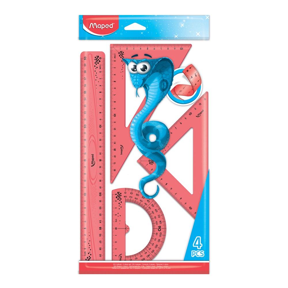 Set lenjira 30cm Maped Twist & Flex 3/1