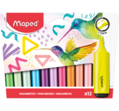 Text marker Fluo Peps 1/12 set Maped