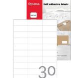 Nalepnice 70 x 29,7mm 100 lista A4