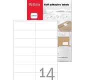 Nalepnice 105 x 41mm 100 lista A4