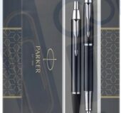 Parker set hemijska + naliv pero IM black CT