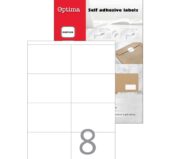 Nalepnice 105 x 70mm 100 lista A4