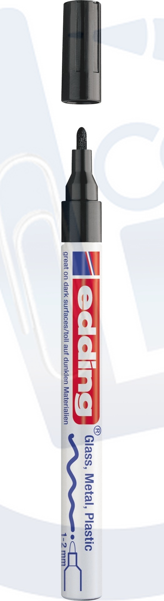 Paint marker E-751 1-2mm Edding crna