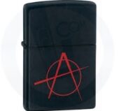 Zippo upaljač Anarchy Black Matte