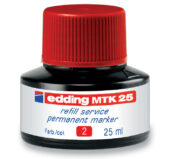 Refil za markere E-MTK 25, 25ml Edding crvena