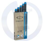 Patrone dugačke za naliv pero QUINK Wash. Blue 1/5 Parker