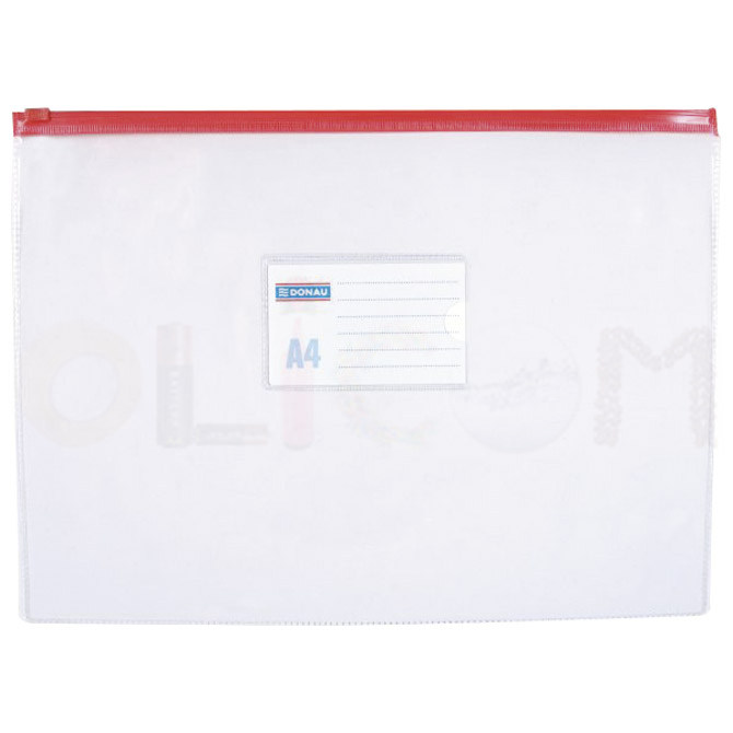 Fascikla zip A4 pvc providna