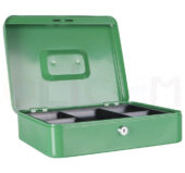 Metalna kasa 300x240x90mm Donau 5234001PL-06 zelena