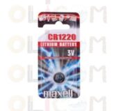 Baterija CR1220 alkalna blister Maxell