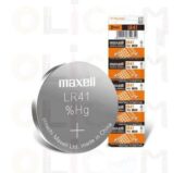 Baterija LR41 alkalna blister Maxell