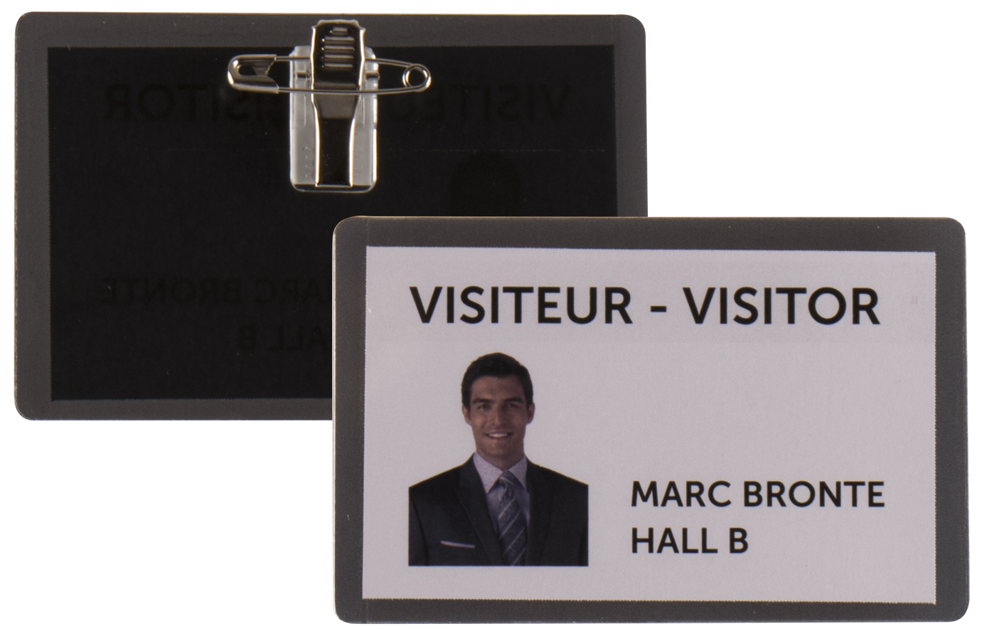Bedž za ID kartice 100x66mm, sa magnetom 1/25 Tarifold crna