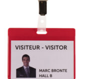 Bedž za ID kartice PVC, 82,5x103mm, sa štipaljkom 1/25 Tarifold