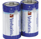 Baterija alkalna 1,5V C Verbatim LR14 1/2