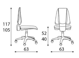 Kancelarijska fotelja sa mehanizmom