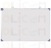 Bela magnetna tabla 120×180 alu ram