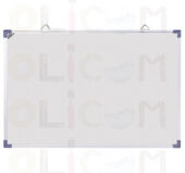 Bela magnetna tabla 120×240 alu ram
