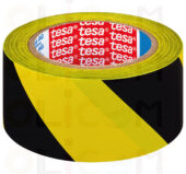 Traka za označavanje lepljiva 50mm/33m pvc Tesa 60760-93 crno-žuta