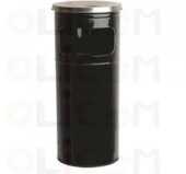 Kanta + pepeljara AM 1104 crna 24x60cm 27 lit.