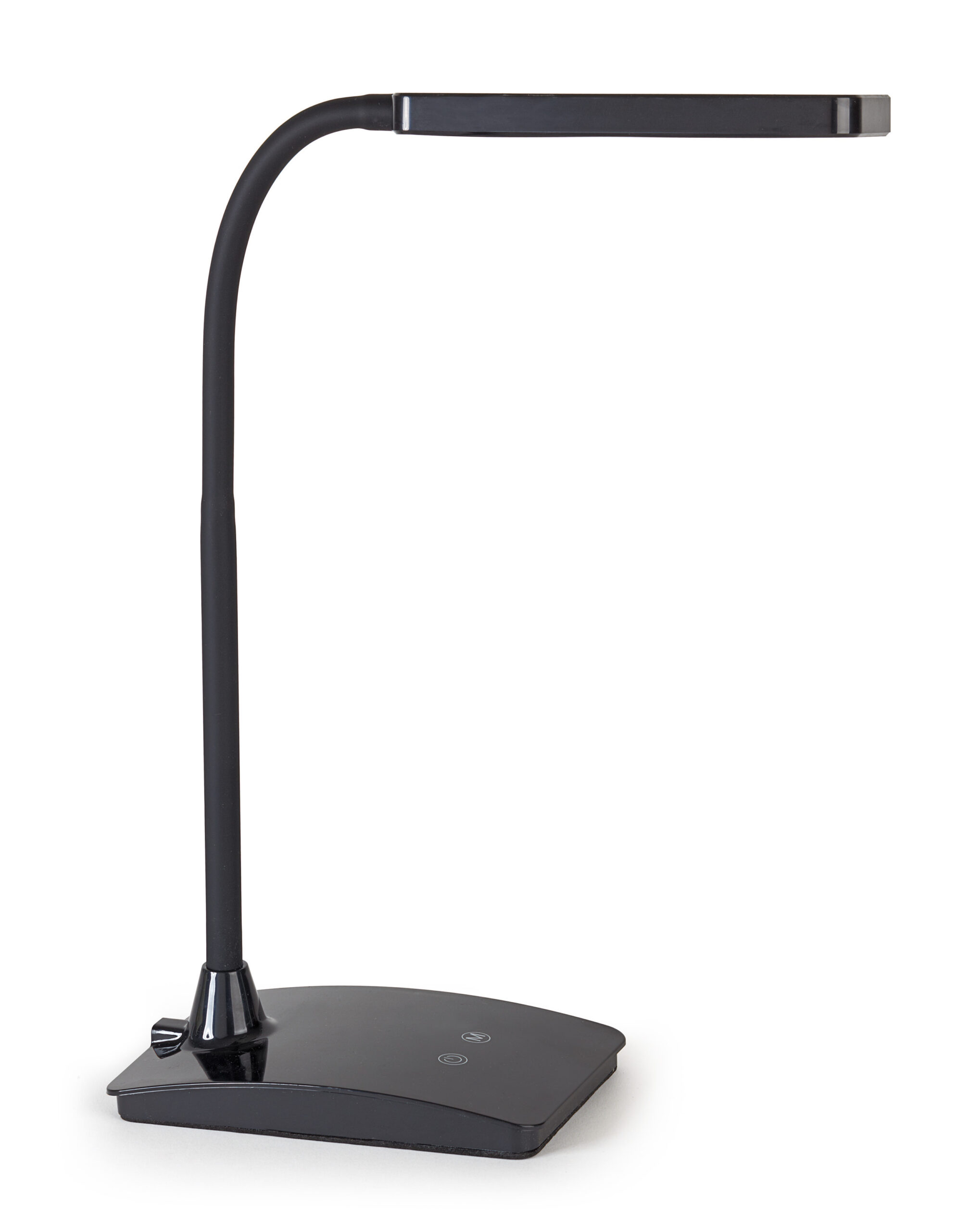 Stona lampa crna LED