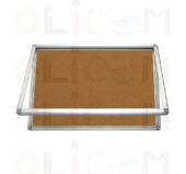 Oglasna tabla plutana sa vratima i inbus ključem 150x100cm