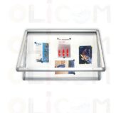 Oglasna tabla magnetna bela sa vratima i inbus ključem 90×60