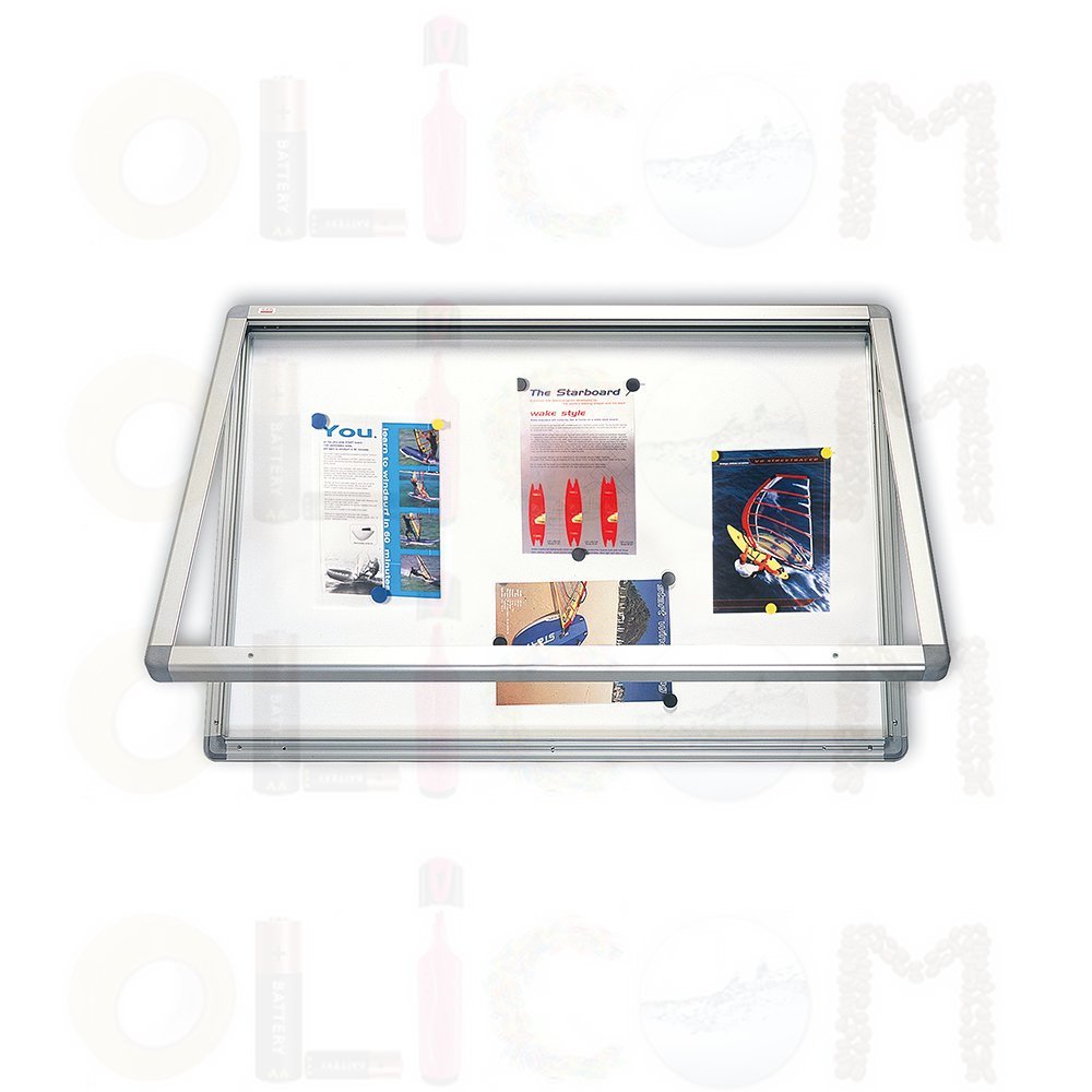 Oglasna tabla magnetna bela sa vratima i inbus ključem 150x100cm