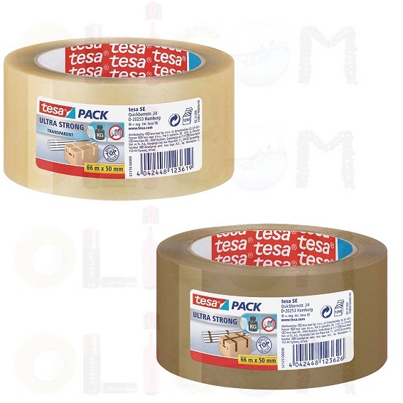 Traka lepljiva Ultra strong 50mm/66m Tesa 57176 providna i braon