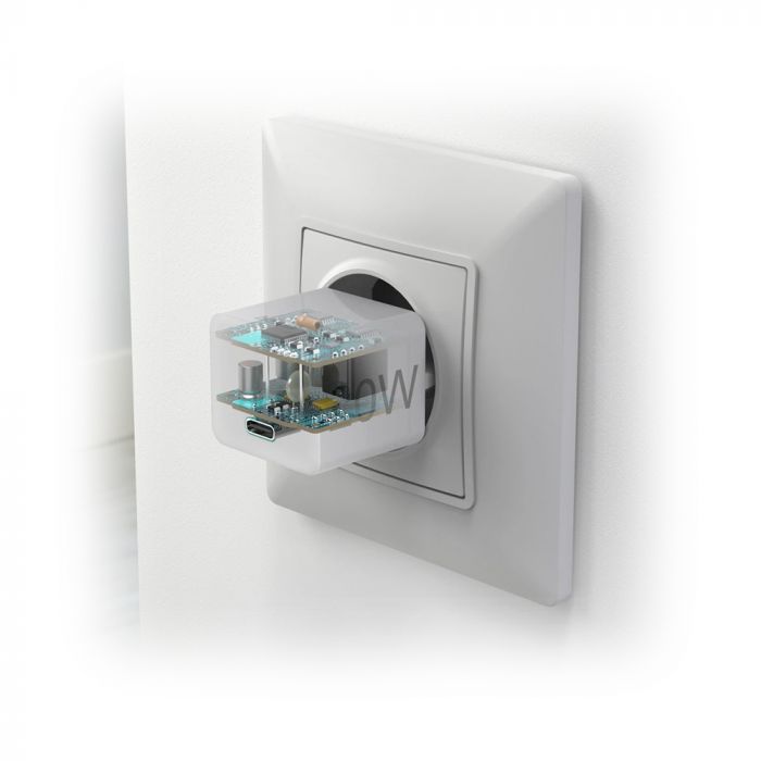 Kucni punjac Brzi iPhone USB-C PD/QC, 20W beli - Slika 2