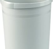 Korpa za otpatke 18l, okrugla plastična bela