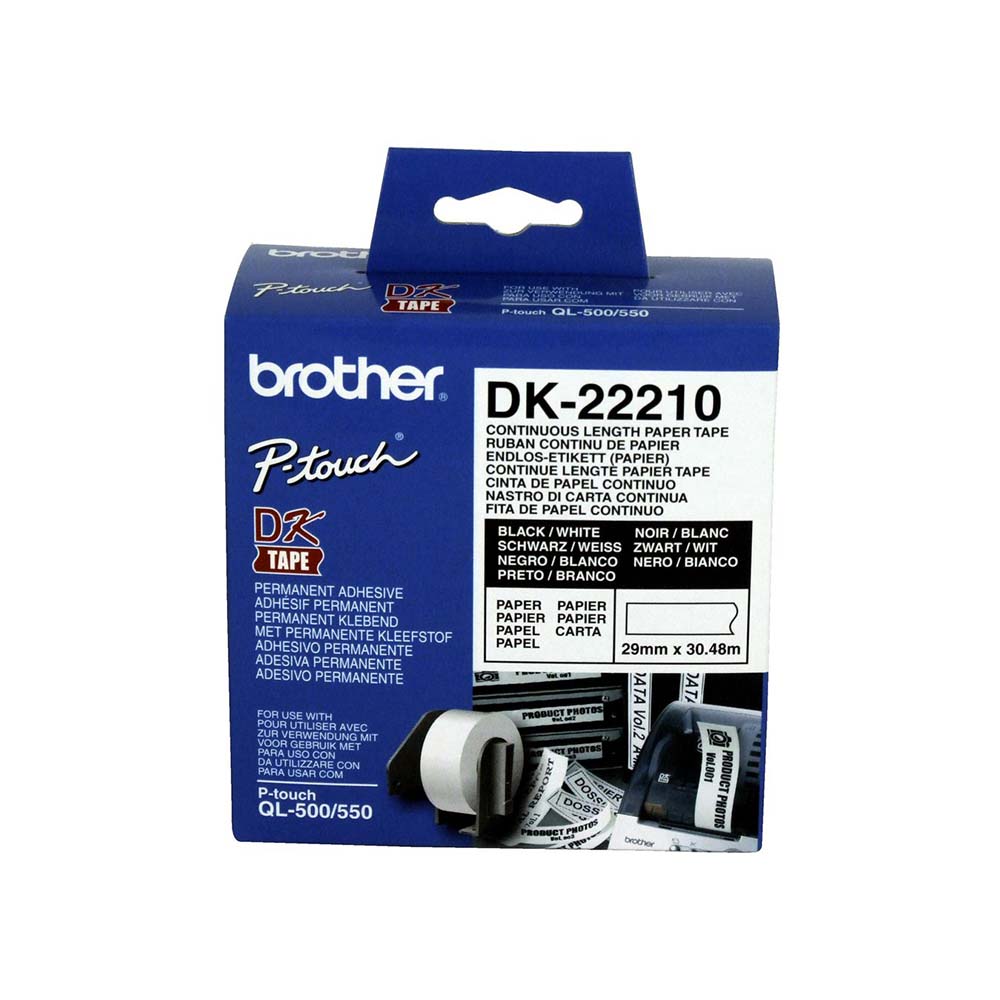 Brother nalepnice u koturu DK-22210 Kontinuirana traka 29mm x 30.48m