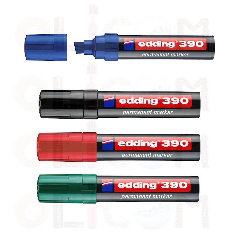 Marker permanent 390 4-12mm kosi vrh Edding debeli marker