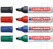 Marker permanent 500 2-7mm kosi vrh Edding  debeli marker