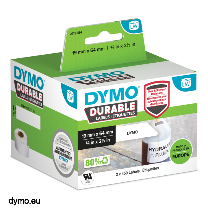 DYMO etikete LW DURABLE 19x64