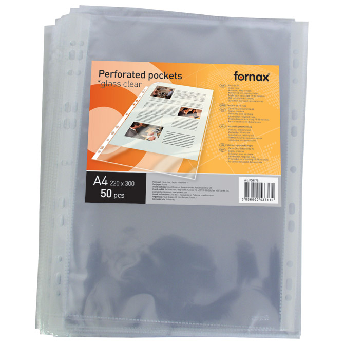 Fascikla uložna A4 90my pp sjajna pk50