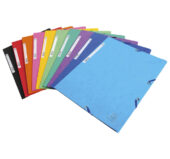 Fascikla klapna s gumicom chartreuse A4 FSC Exacompta 55500E sortirano 10boja