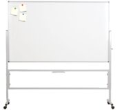 Tabla bela magnetna obostrana 120x200cm na tockicima