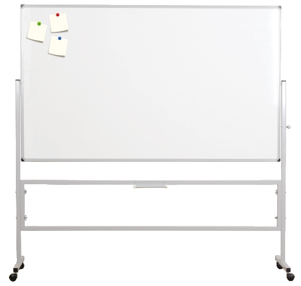 Tabla bela magnetna obostrana 120x200cm na tockicima
